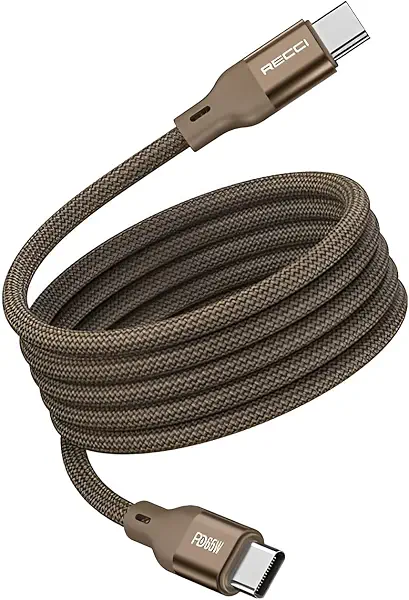 سعر ومواصفات كابل شحن USB C إلى USB C من Next Store RTC-23CC بقدرة 65 واط (1 متر) – كابل شحن سريع PD ذاتي اللف وخالي من التشابك لأجهزة تايب سي (B0FTM4VZ95) على Amazon EG