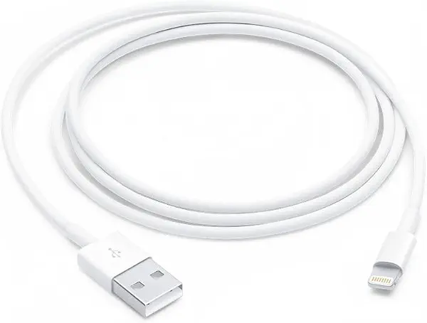 سعر ومواصفات كابل USB الى لايتنينج من ابل بطول 1 متر موديل MD818، لون ابيض (B07C9DM6KL) على Amazon EG