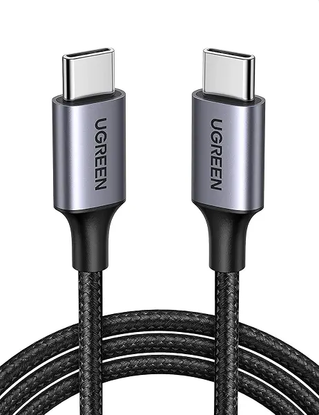 سعر ومواصفات كابل USB نوع سي إلى 60 وات توصيل الطاقة من شحن سريع يو جرين هاتف ذكي محول الشحن (B09C13SB5T) على Amazon EG