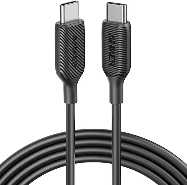 سعر ومواصفات كابل شحن باورلاين III 2.0 بطول 6 اقدام بمنفذ USB C الى بقدرة 100 وات من انكر ، لجهاز ماك بوك برو 2020 وايباد وجالاكسي S10 بلس وS9 وS8 وبيكسل وسويتش وال جي V20 وغيرهم اسود - A8856H11 (B09RN5QQLJ) على Amazon EG