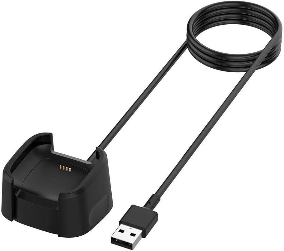 سعر ومواصفات كابل شحن بديل من Next Store متوافق مع ساعة فيتبيت فيرسا 2 ، قاعدة شحن و كابل USB بطول 1 متر سريع وآمن، شاحن قياسي للقوار الساعة الذكية. (B0FVYB2V5T) على Amazon EG