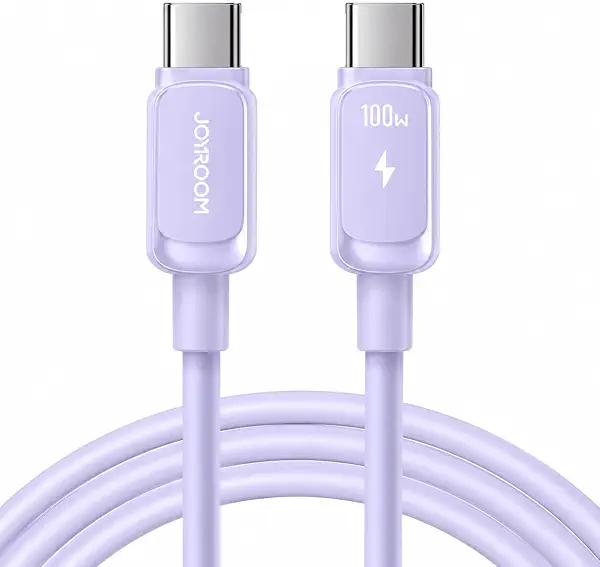 سعر ومواصفات كابل بيانات للشحن السريع USB الى لايتنينج 2.4 امبير متعدد الألوان من جوي روم، أبيض (B07GC7XJ2F) على Amazon EG