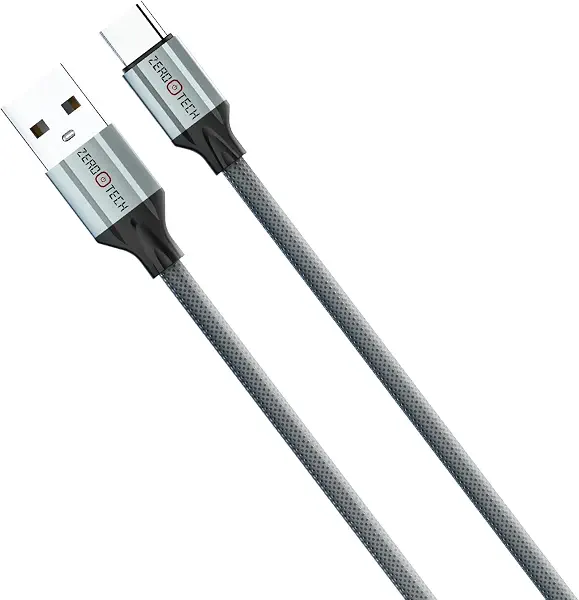 سعر ومواصفات كابل شحن سريع USB الى USB-C بقدرة 30 وات من زيرو تك ZPCC-C301H (B0FZBVXWSM) على Amazon EG