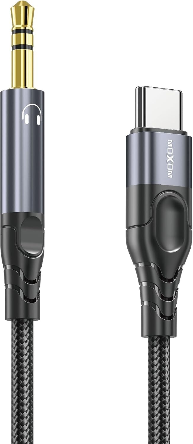 سعر ومواصفات كابل صوت من Next Store اي يو اكس LX-AX817 محول تايب سي إلى 3.5 ملم نايلون مضفر عالي الدقة لـ آيفون 15، سامسونج جلاكسي، آيباد (1 متر، أسود) (B0H6GM4KLW) على Amazon EG