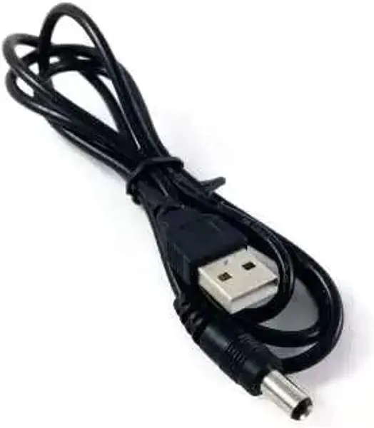 سعر ومواصفات كابل طاقة USB الى مقبس محول ذكر 5.5 × 2.5 ملم حاسوب شخصي محمول أسود (B0BLZPKYJZ) على Amazon EG