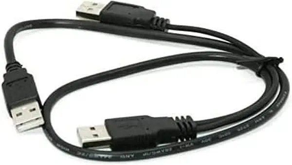 سعر ومواصفات كابل طاقة ذكر 2 في 1 لهارد HDD للشحن ونقل البيانات من كيندكس - 60 سم - لون اسود - KX 2611، لأجهزة متعددة (B0BF11P93B) على Amazon EG