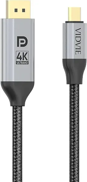 سعر ومواصفات كابل عالي الدقة USB نوع سي إلى HDMI يدعم 4K بتردد 60 هرتز و2K بتردد 165 هرتز و1080Pبتردد 240 هرتز، كابل مجدول لنقل البيانات بسرعة 10 جيجابت في الثانية HDMI 3.1 Gen2 من نيكست ستور، 2 م (B0DX32R5J4) على Amazon EG