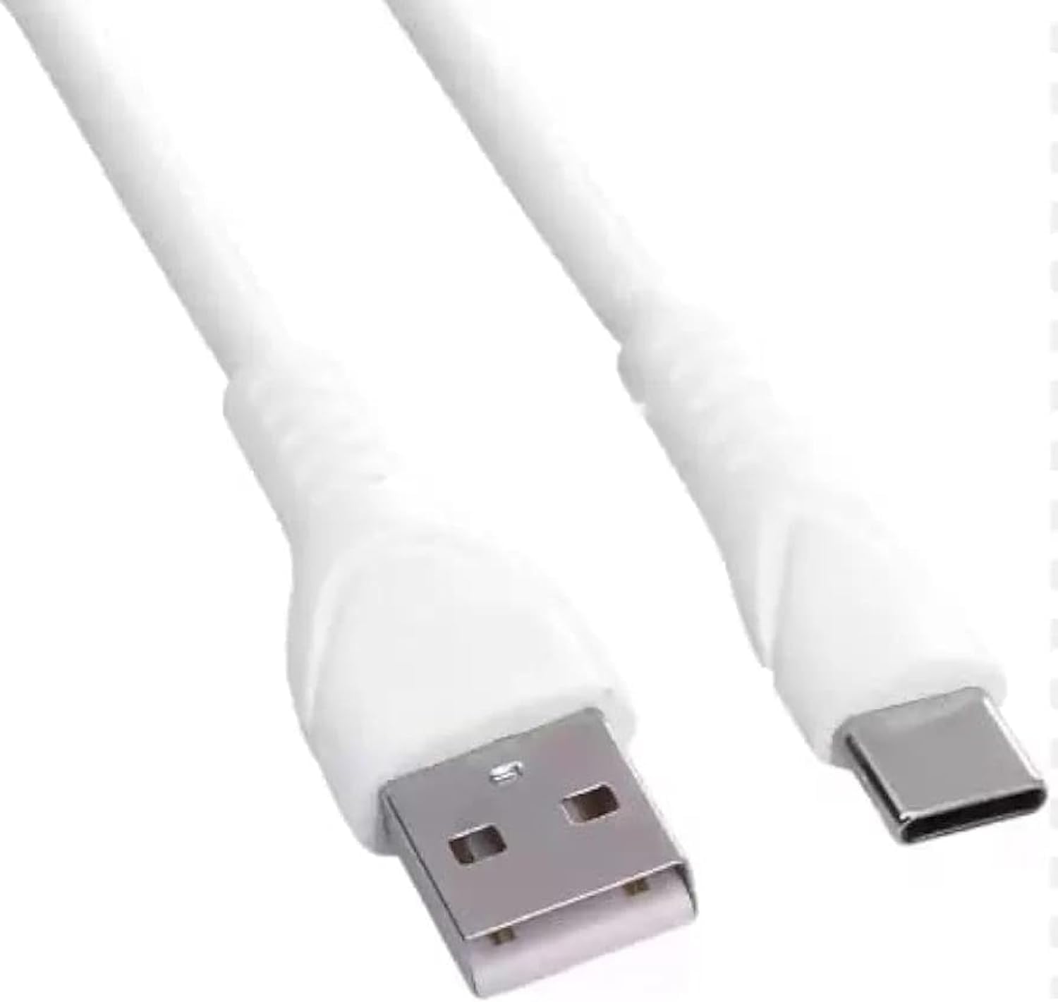 سعر ومواصفات كابل - كابل شحن USB لأجهزة Oppo و iPhone و Samsung و Xiaomi و Huawei أو غيرها، بطول 1 متر، لون أبيض (كابل USB من النوع C) (B0D7NXB9RF) على Amazon EG