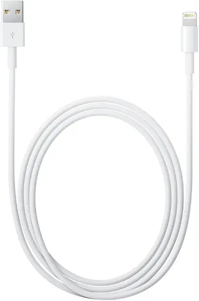سعر ومواصفات كابل لايتنينج الى USB من ابل MD818ZM/A - 1 متر - لون ابيض (B00XTKPBJ8) على Amazon EG
