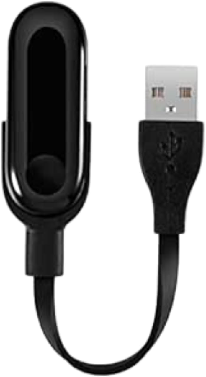 سعر ومواصفات كابل شحن متوافق مع مي باند 3 و4، شحن USB سريع وفعال من ادهوماكس، أسود (B0FHBNT5M9) على Amazon EG