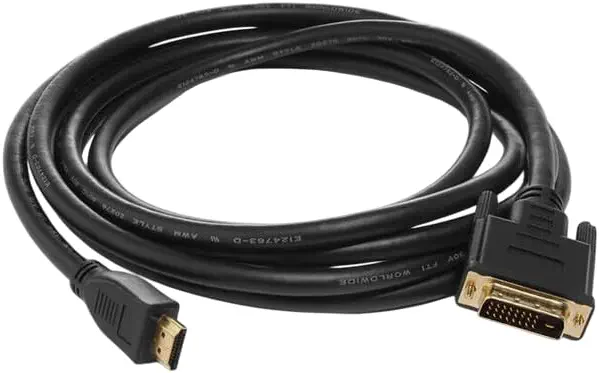 سعر ومواصفات كابل محول DVI (واجهة رقمية مرئية) إلى HDMI (واجهة متعددة الوظائف عالية الوضوح) لأجهزة شاشات HDTV والكمبيوتر المحمول والكمبيوتر بطول 1.5 م (B0G161MSZ7) على Amazon EG