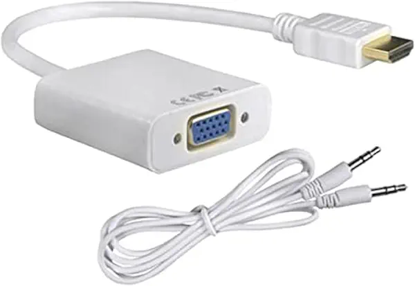 سعر ومواصفات كابل محول HDMI إلى VGA مع مخرج صوت، متعدد الألوان (B09H13BL83) على Amazon EG