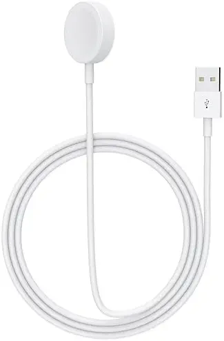 سعر ومواصفات كابل شحن مغناطيسي محمول AWCH-PORTWHT لساعة آبل ووتش، خفيف الوزن ولاسلكي بموصل USB ومناسب للسفر، متوافق مع السلسلة من 1 إلى 11، أبيض (B0H17V297K) على Amazon EG