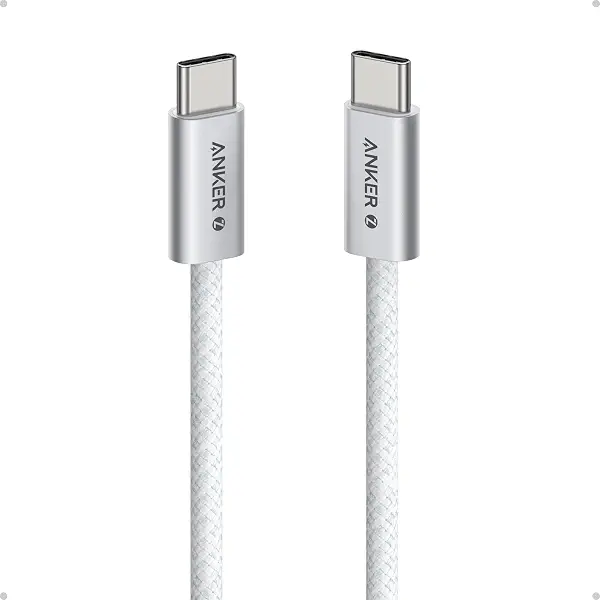 سعر ومواصفات كابل من انكر زولو بطول 6 قدم نوع USB C إلى USB C متوافق مع السمارتفون واللابتوب والتابلت (B0DBV748ZD) على Amazon EG