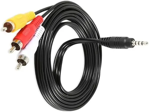 سعر ومواصفات كابل من اي ميكس بطول 1.5 متر نوع محول AUX3.5 XAV (3RCA) متوافق مع مشغل موسيقى (B0F945WZG7) على Amazon EG