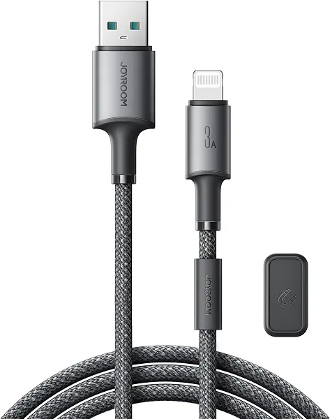 سعر ومواصفات كابل من جويروم بطول 1.2 متر نوع USB إلى لايتنينغ متوافق مع آيفون وآيباد وآيباد ميني وآيباد إير وإيربودز (B0GCSM8W38) على Amazon EG