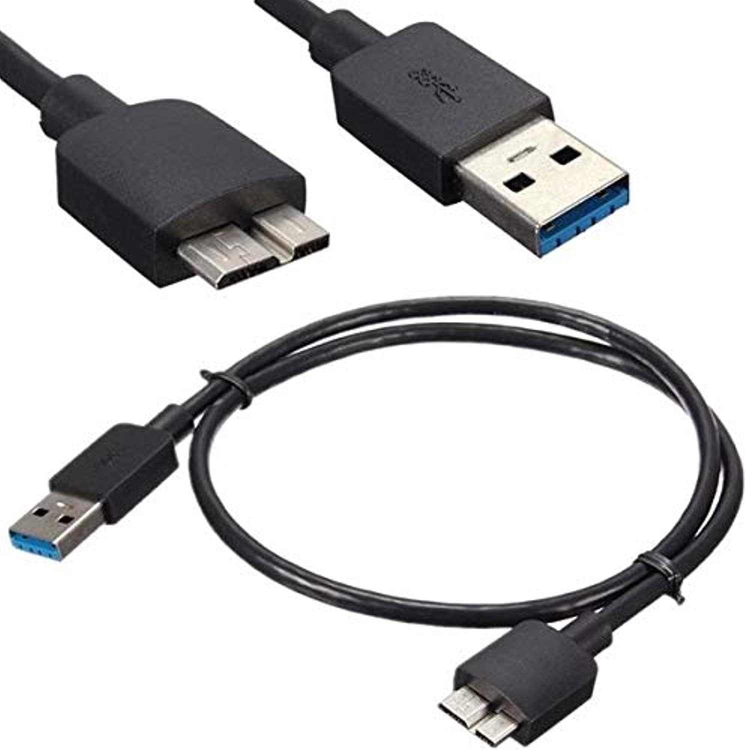 سعر ومواصفات كابل يو اس بي 0.3 الى مايكرو هارد ديسك - 1 متر (B08YNLNSKV) على Amazon EG