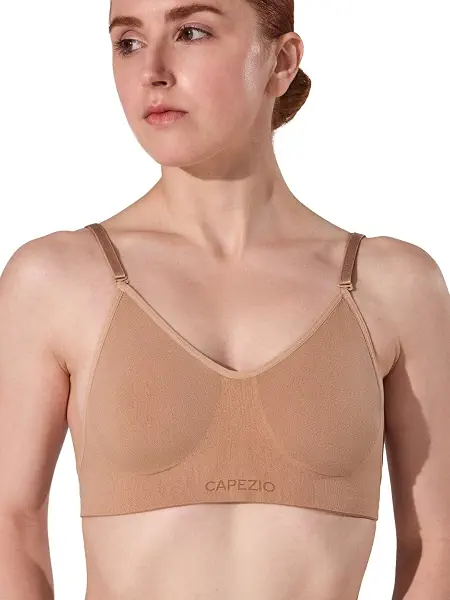 سعر ومواصفات كابيزيو Capezio womens Seamless Clear Back Bra With Transition Straps Base Layer Top (pack of 1) (B000XPJ5TO) على Amazon EG