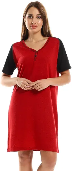 سعر ومواصفات كادي KADY Women Odd Sleeves Sleepshirt NIGHTGOWN_NIGHTSHIRT (B0BWFGHCFF) على Amazon EG