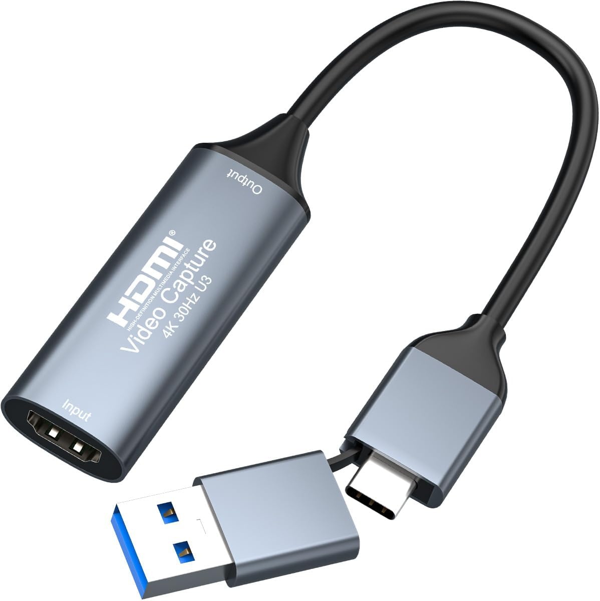 سعر ومواصفات كارت التقاط فيديو بمدخل HDMI بدقة 4K ومخرج USB 3.0 من نوع سي ويدعم دقة 1080p بسرعة 60fps للبث المباشر والألعاب ومكالمات الفيديو والتعليم والعروض الحية من امزهيرلي (B0D4J8926G) على Amazon EG