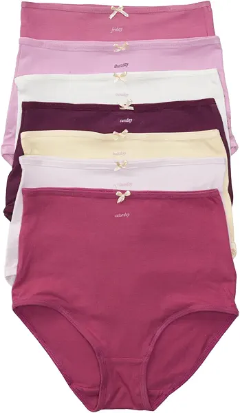 سعر ومواصفات كارينا CARINA Womens Pack Full Brief Bikini Style Underwear (pack of 7) (B0DKK387LZ) على Amazon EG