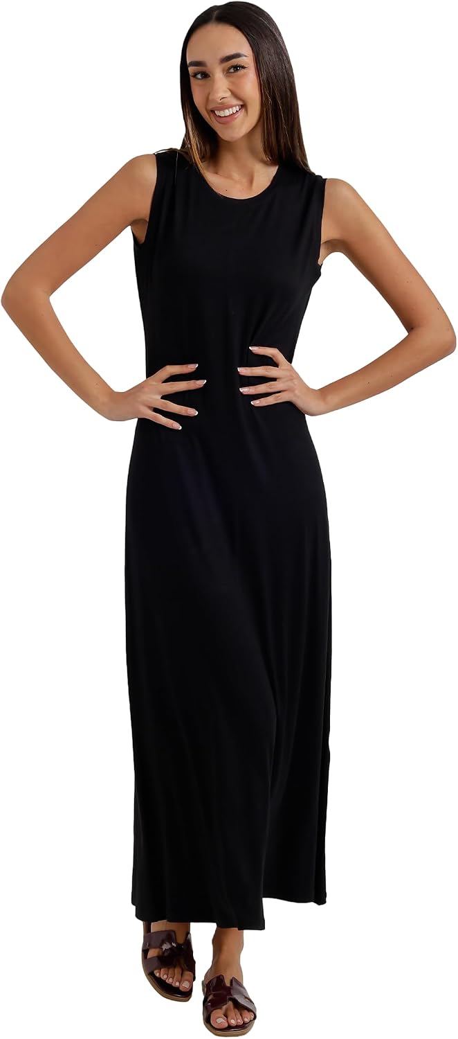 سعر ومواصفات كارينا CARINA womens Sleeveless Maxi Dress Dress (pack of 1) (B0GNN1L8KP) على Amazon EG