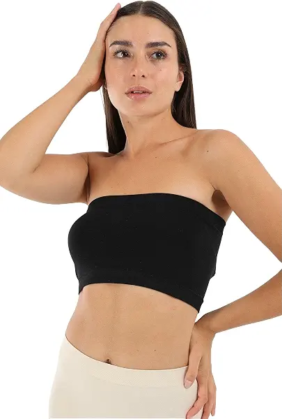 سعر ومواصفات كارينا حمالة صدر بدون حمالات للنساء - XL-XXL، خامات متعددة، خالٍ من الأسلاك، مبطن، اسود (B08XRRYJP4) على Amazon EG