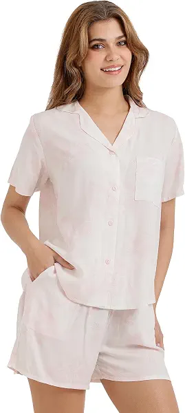 سعر ومواصفات كارينا طقم بيجامة شورت مشجر (B0GNN1SQM3) على Amazon EG