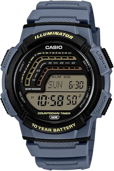سعر ومواصفات كاسيو Casio Youth WS-1800-2AVDF Digital Clear Watch Men (A2533) (B0GNRNWVVS) على Amazon EG