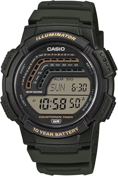 سعر ومواصفات كاسيو Casio Youth WS-1800-3AVDF Digital Clear Watch Men (A2534) (B0GNSGLT45) على Amazon EG