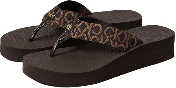 سعر ومواصفات كالفن كلاين Calvin Klein womens Meena Flip-Flop (B09QH1CTGS) على Amazon EG