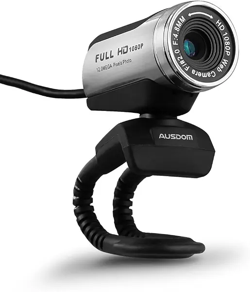 سعر ومواصفات كاميرا ويب AW615 1920x1080P FHD 12MP USB 3.0 مع ميكروفون لمكالمات الفيديو عبر الإنترنت والتسجيل، للكمبيوتر المكتبي واللابتوب سكايب نيوتورك من اوسدوم (B012CK43W6) على Amazon EG