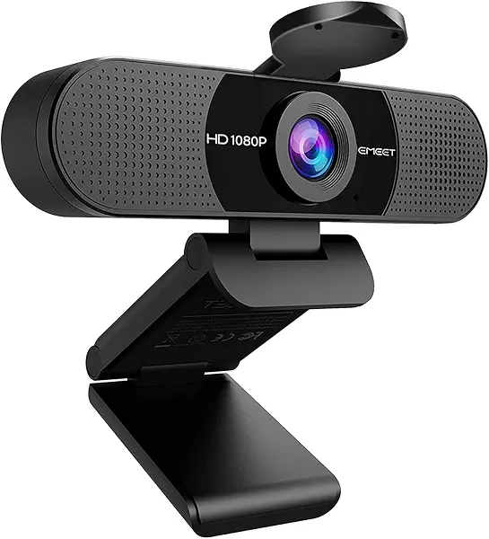 سعر ومواصفات كاميرا ويب C960 بدقة 1080 بيكسل وزاوية 90 درجة مزودة بميكرفونين ومنفذ USB للتوصيل والتشغيل من اي ميت، للاب توب والكمبيوتر، بصري، أسود (B07M6Y7355) على Amazon EG