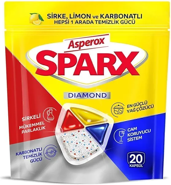 سعر ومواصفات كبسولة سباركس لغسالة الصحون من اسبيروكس، 30 (B08MVRZCM4) على Amazon EG