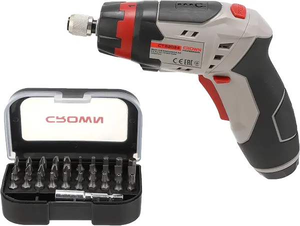 سعر ومواصفات كراون CT22024 مفك براغي لاسلكي 3,6 صورة (B09989D2SH) على Amazon EG