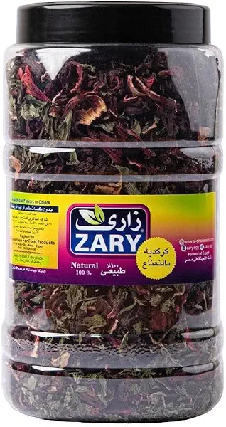 سعر ومواصفات كركديه بالنعناع من زاري، 300 جرام (B0HBR9RHZT) على Amazon EG