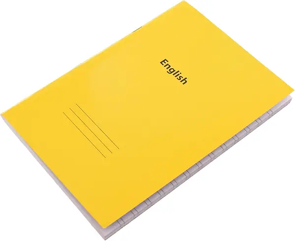 سعر ومواصفات دفتر إنجليزي مقاس ايه 5 بسطرين مزدوجين مناسب لأي مكان من المكتب إلى المدرسة، 100 ورقة، وزن 58 جم، مقاس 22.5 × 16 سم، أصفر (B0DBG8WKYB) على Amazon EG
