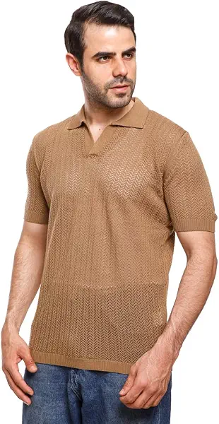 سعر ومواصفات كوب Coup Mens Polo-Shirt with Short Sleeves for Men 1100262 Modern (pack of 1) (B09NQWK5LQ) على Amazon EG