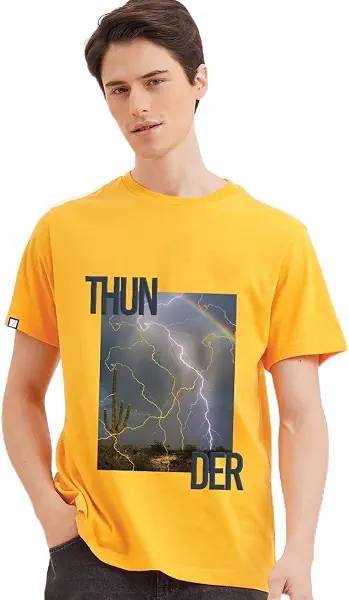 سعر ومواصفات كوب Coup Mens Short Sleeve Shirt Trendy Relaxed Cut Crew Neck (B0DG5V5HW6) على Amazon EG
