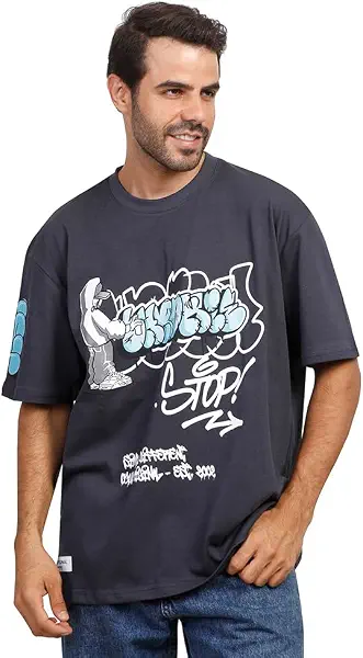 سعر ومواصفات كوب Coup Mens Short Sleeve Shirt Coup - Trendy Relaxed Cut Crew Neck T-shirt (B0DHVQSP2L) على Amazon EG