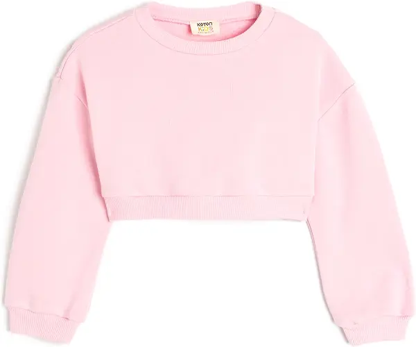 سعر ومواصفات كوتون KOTON girls Basic Crop Sweatshirt Sweatshirt (pack of 1) (B0DTB4BQ9G) على Amazon EG
