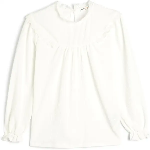 سعر ومواصفات كوتون KOTON Girls Long Sleeve Blouse Modern (pack of 1) (B0DTB4H9TL) على Amazon EG