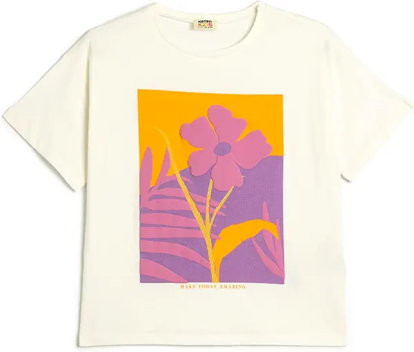 سعر ومواصفات كوتون KOTON Girls Oversize T-Shirt Modern (pack of 1) (B0DSTQL8F5) على Amazon EG