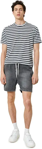 سعر ومواصفات كوتون KOTON Men's Denim Shorts Drawstring Pocket Detailed Cotton Chino shorts (B0C2VR7B2M) على Amazon EG