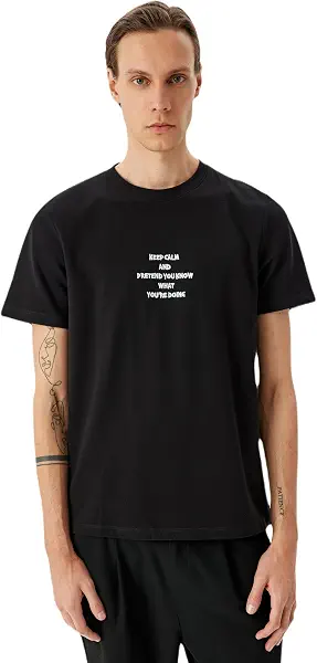 سعر ومواصفات كوتون KOTON Mens Crew Neck T-Shirt Modern (pack of 1) (B0DWHTYXXM) على Amazon EG