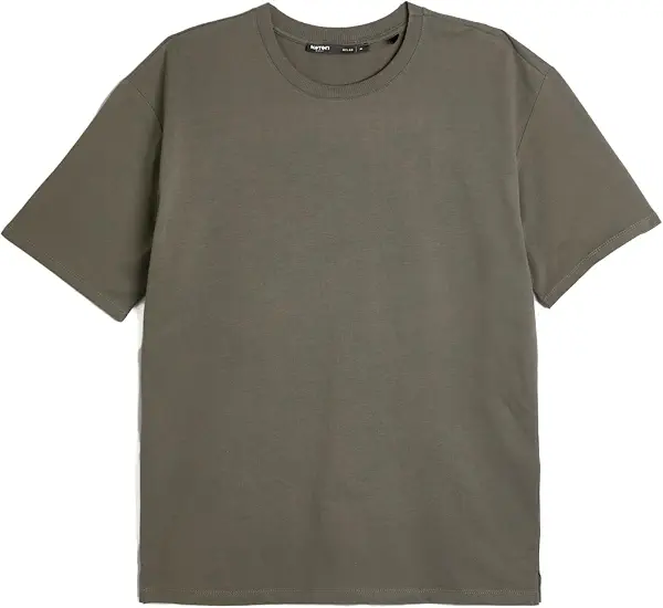 سعر ومواصفات كوتون KOTON Mens Loose Fit Crew Neck Short Sleeve Basic Tshirt (pack of 1) (B0CK7D6ZKT) على Amazon EG