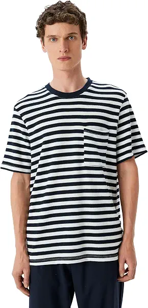 سعر ومواصفات كوتون KOTON Mens Striped T-Shirt Modern (pack of 1) (B0DTDKBK34) على Amazon EG