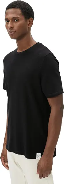 سعر ومواصفات كوتون KOTON Mens Textured Tag Printed Crew Neck Short Sleeve Basic Tshirt (B0CK7CLC5D) على Amazon EG