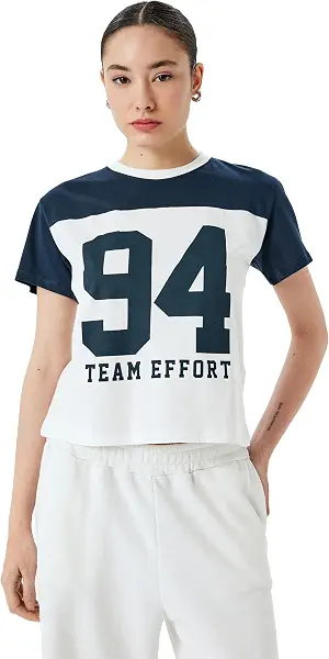 سعر ومواصفات كوتون KOTON Womens Printed T-Shirt Modern (pack of 1) (B0DTBZXXKJ) على Amazon EG