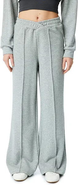 سعر ومواصفات كوتون KOTON Womens Ribbed Wide-Leg Sweatpants SWEAT BOTTOMS (pack of 1) (B0DTBPMM91) على Amazon EG